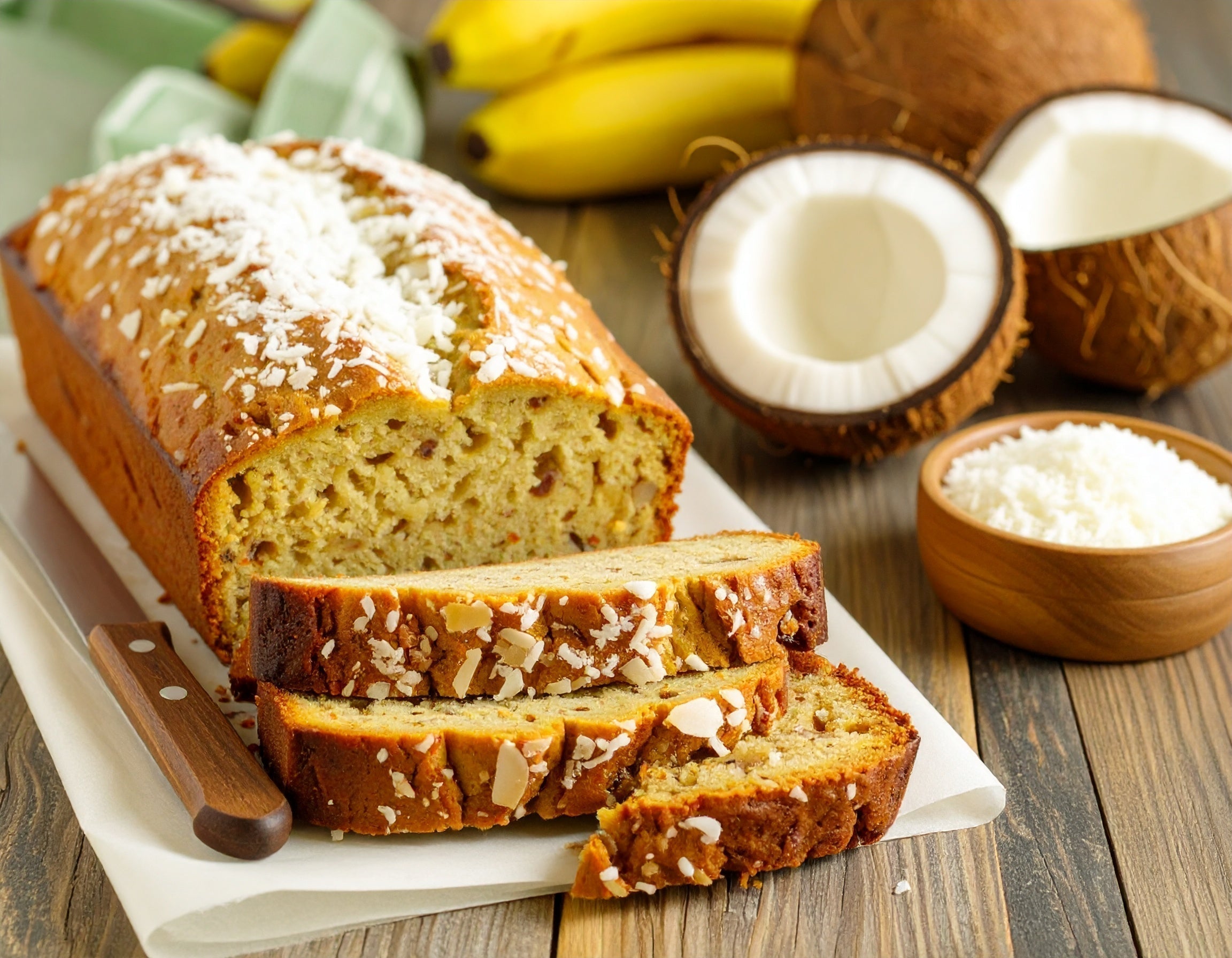 Vegan Coconut Banana Bread