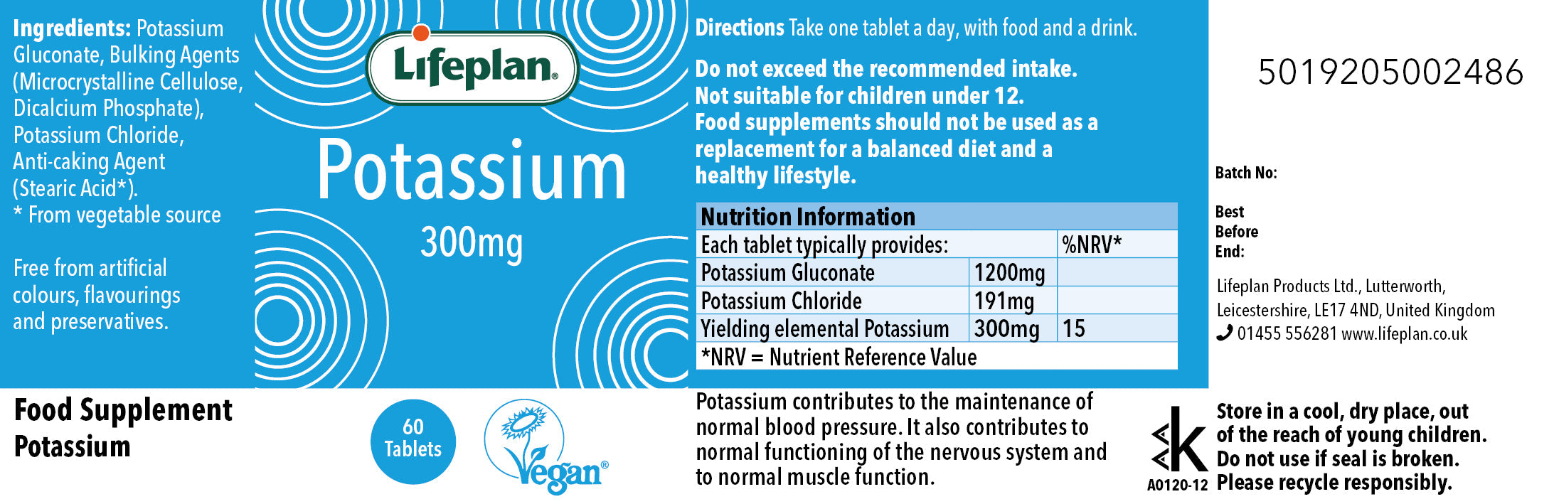Potassium 300mg