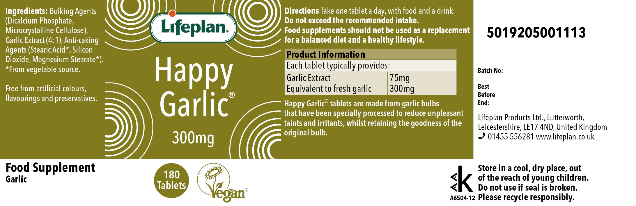 Happy Garlic 300mg