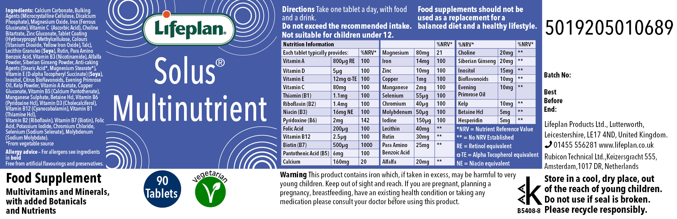 Solus® Multinutrient