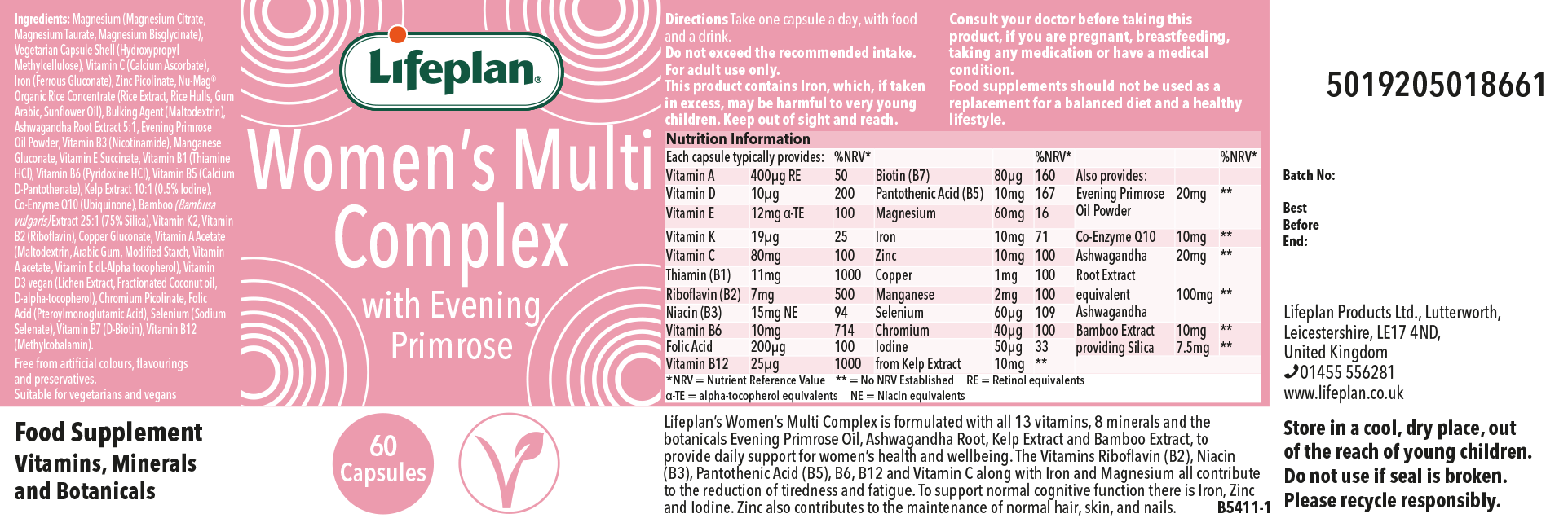 Women's Multi Complex