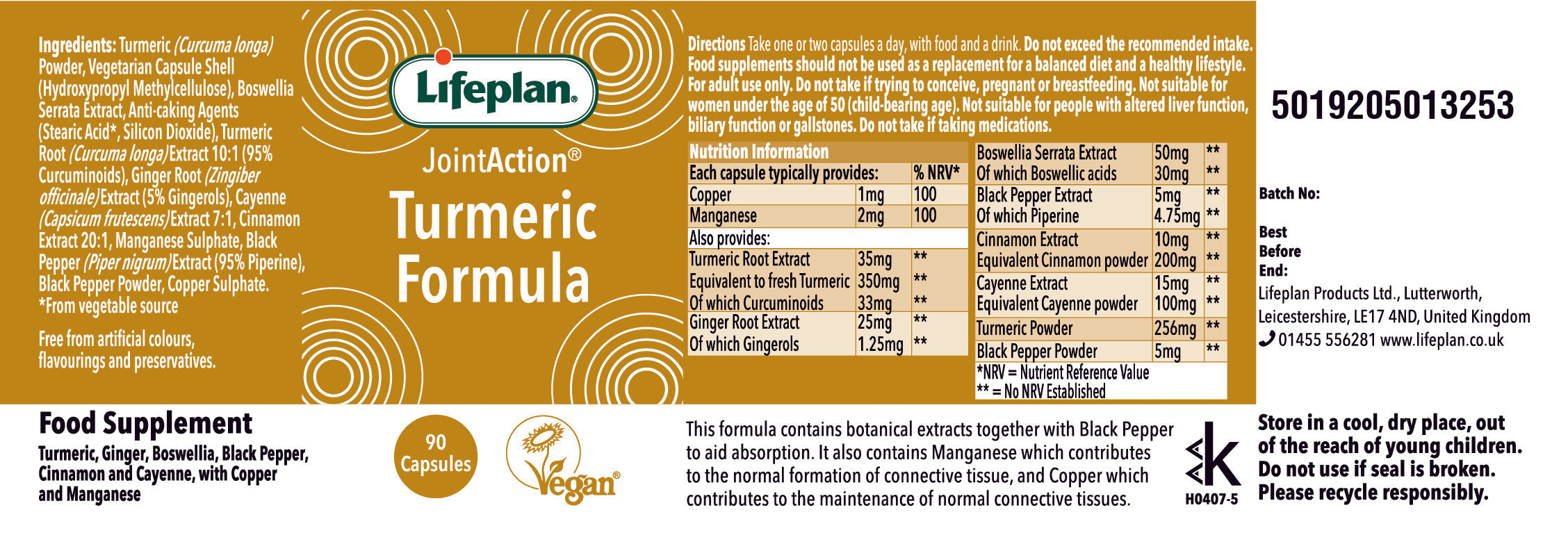 Joint Action® Turmeric Formula