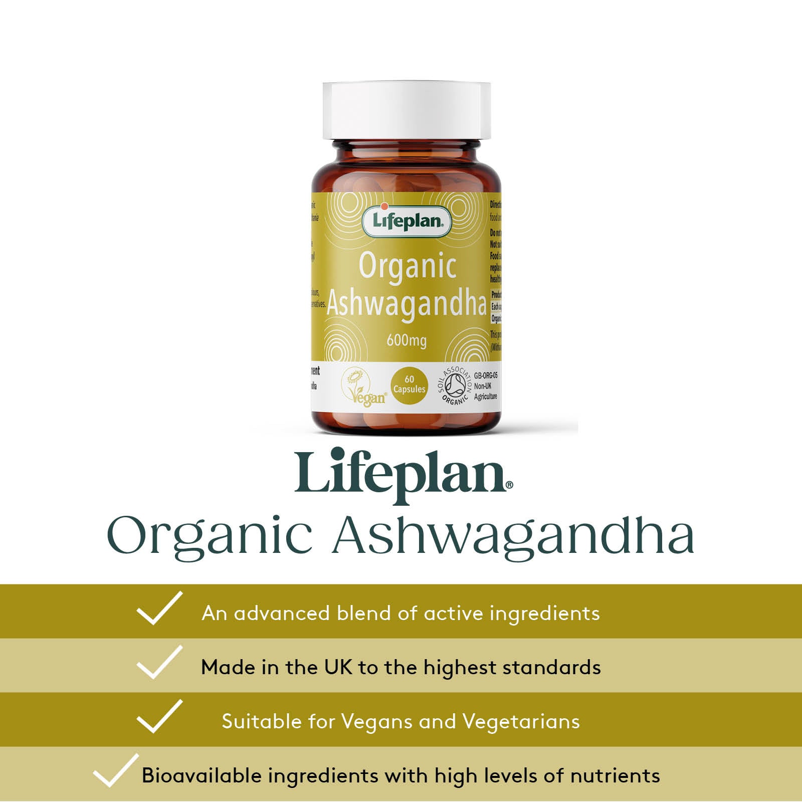 Organic Ashwagandha 600mg