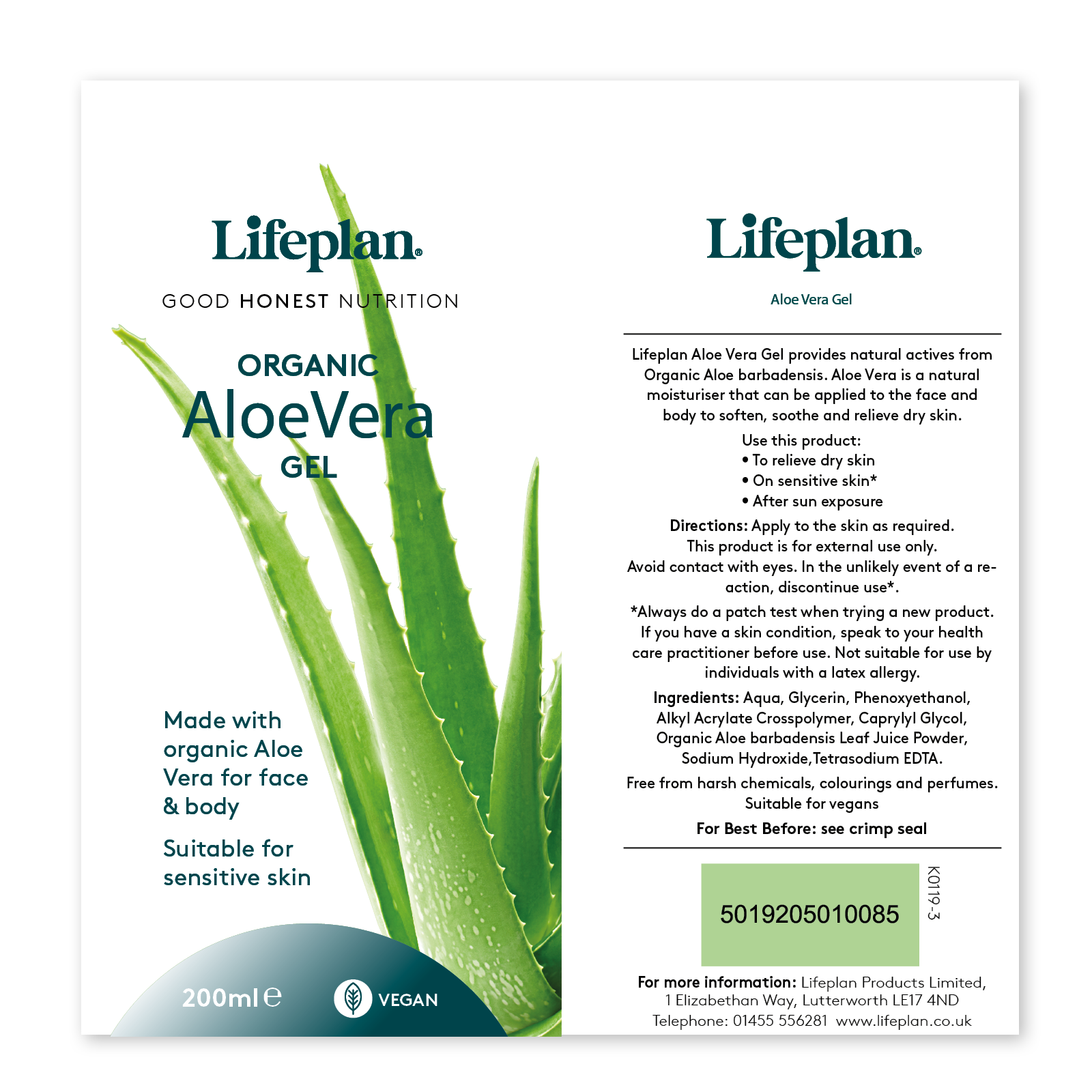 Aloe Vera Gel Organic