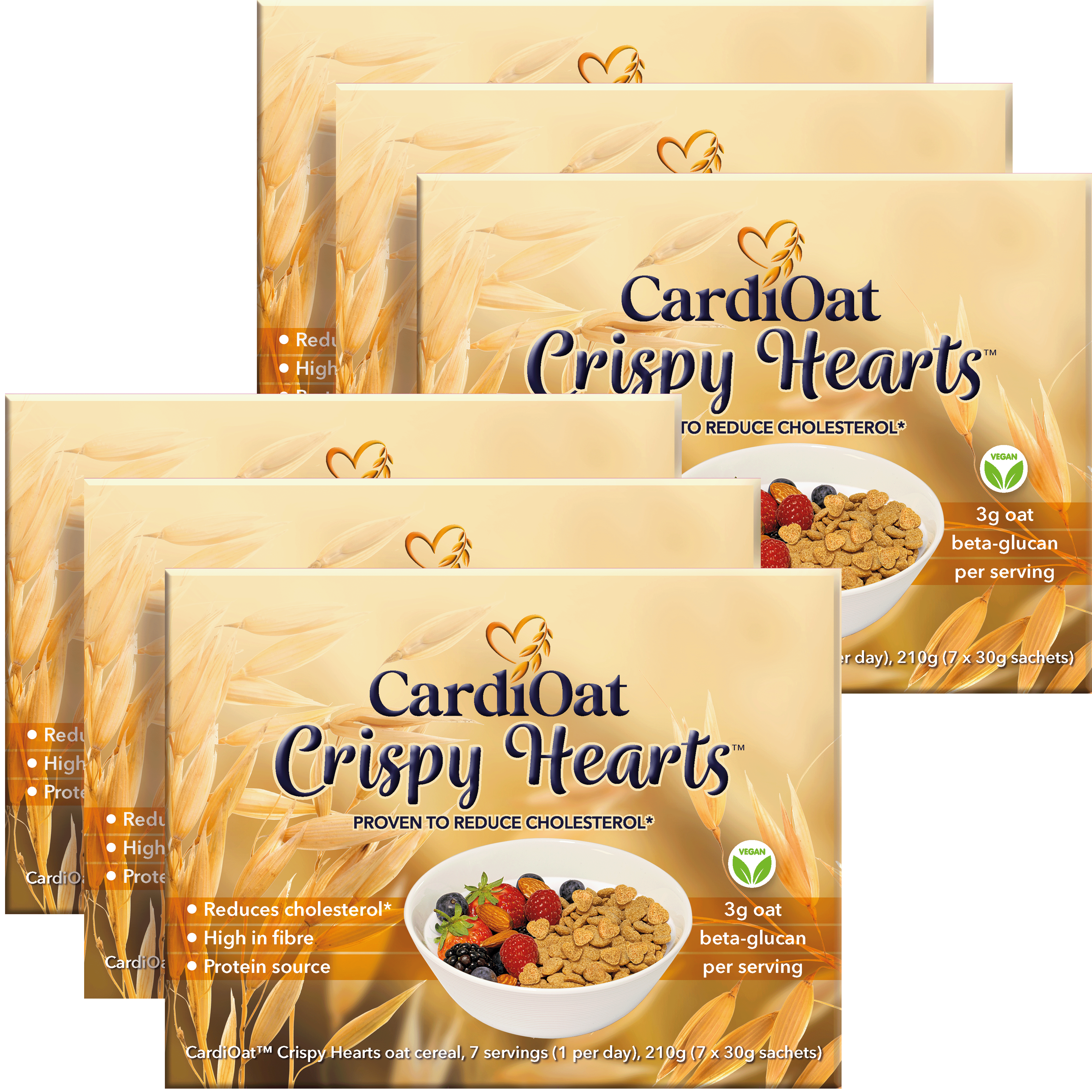 CardiOat Crispy Hearts® x 6