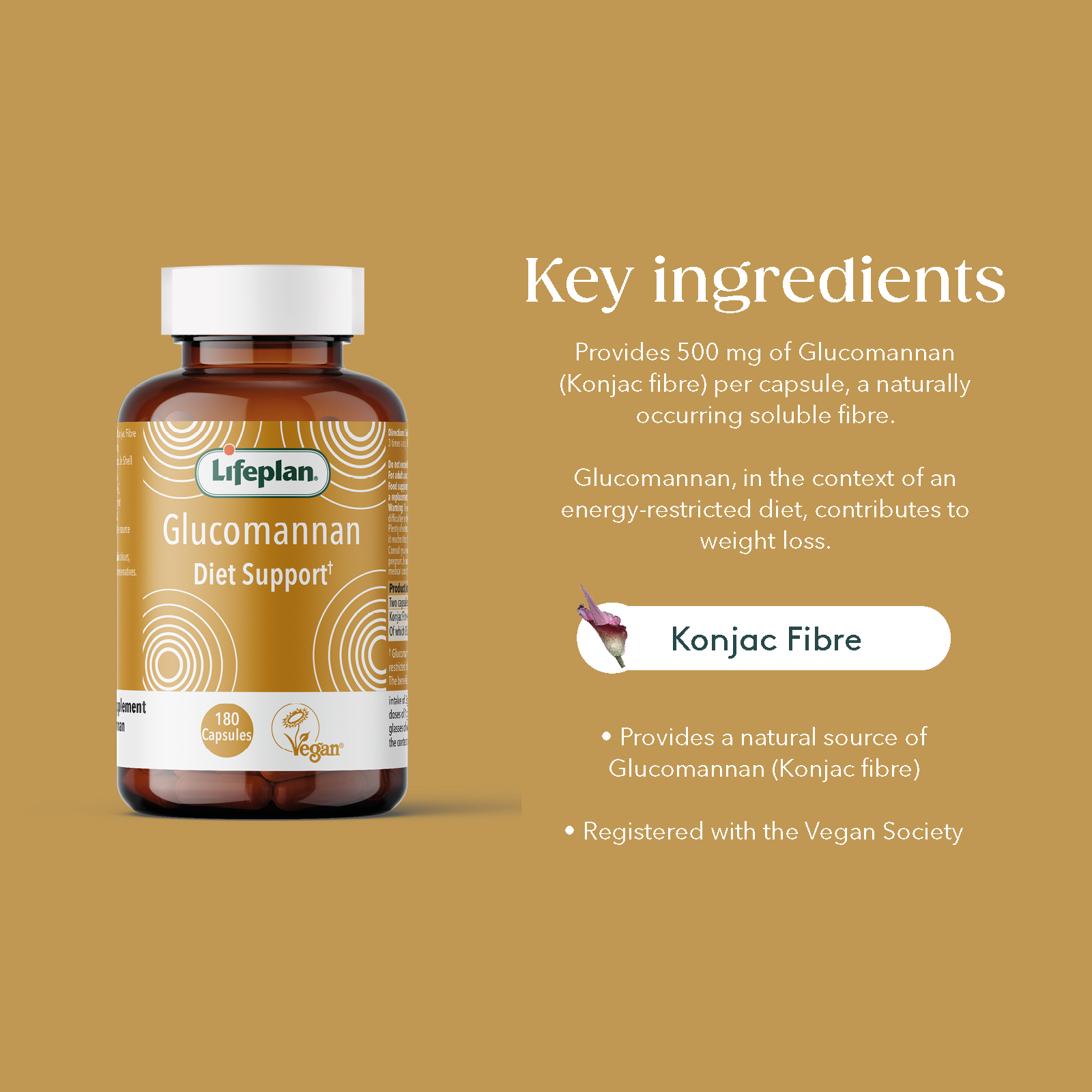Glucomannan Diet Support