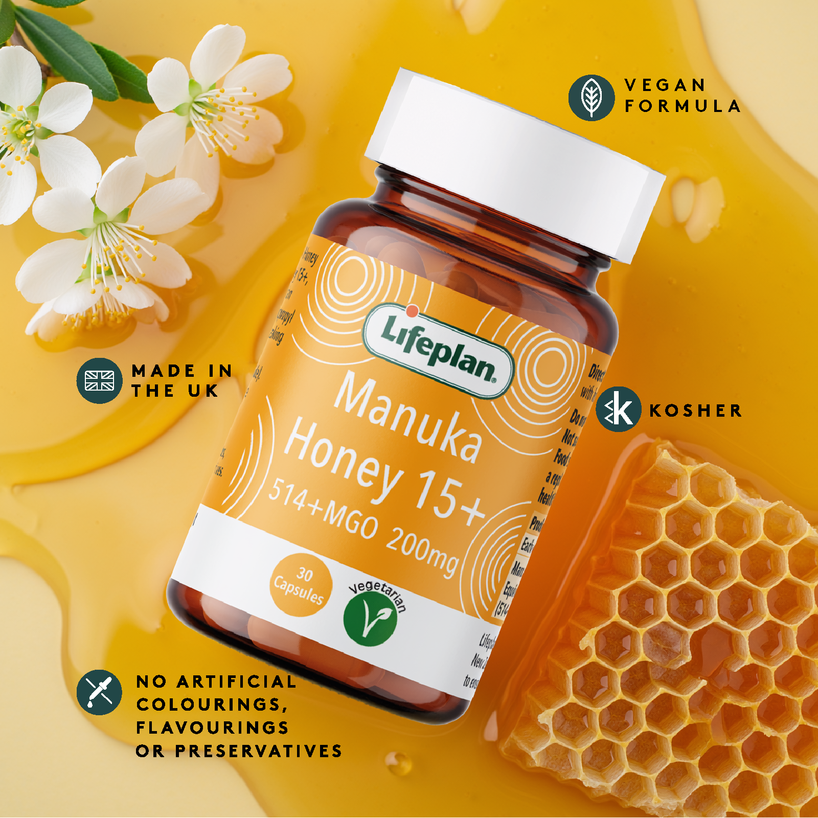 Manuka Capsules 15+