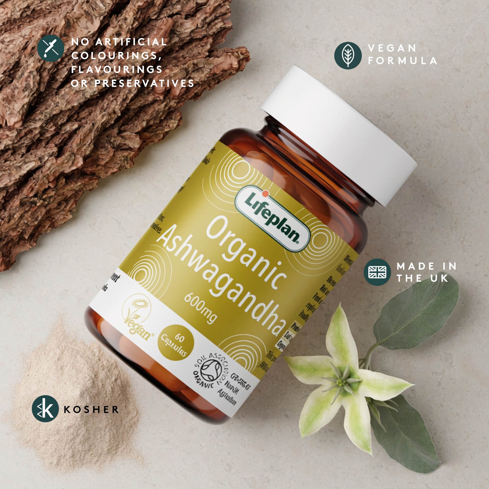 Organic Ashwagandha 600mg