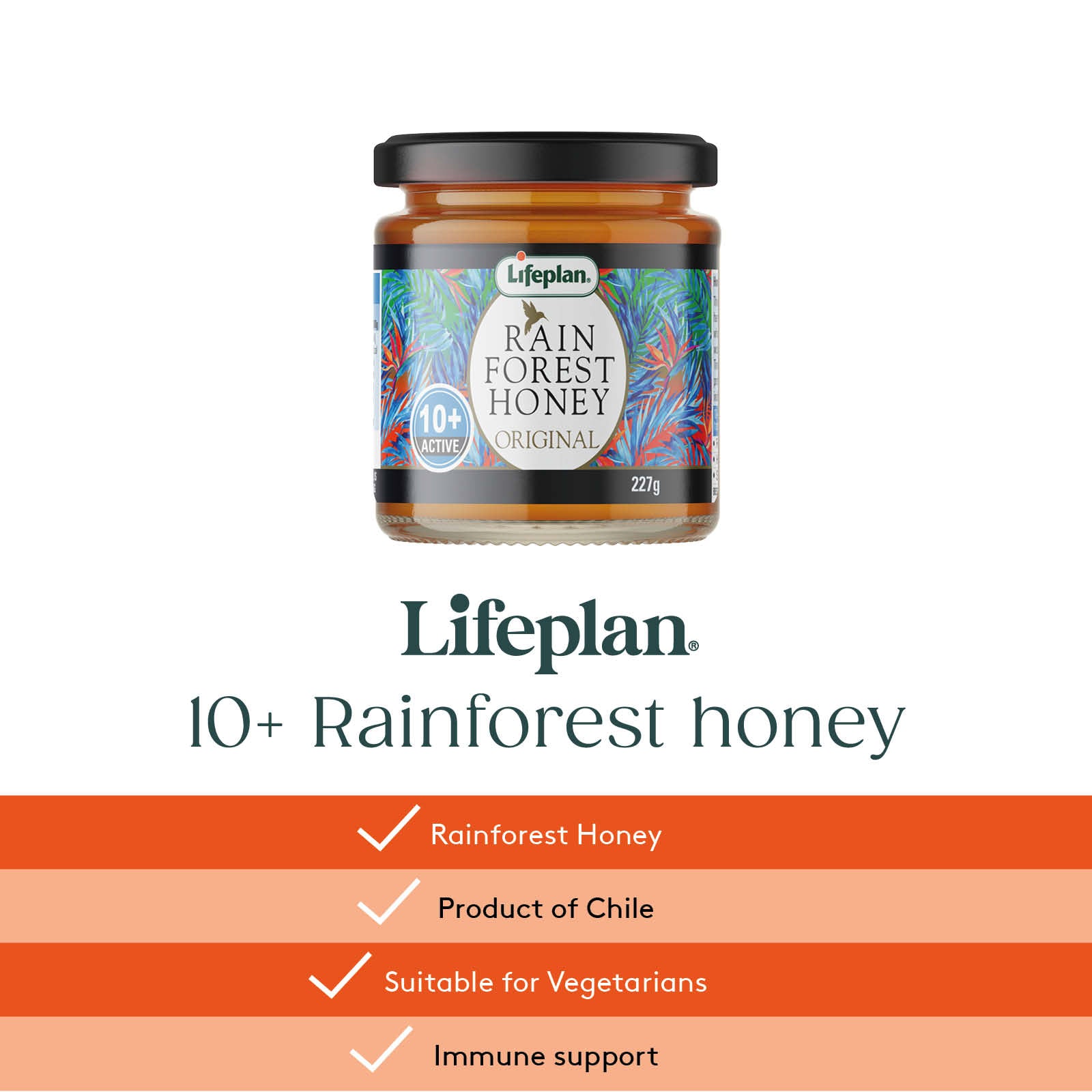 Rainforest Honey Active 10+