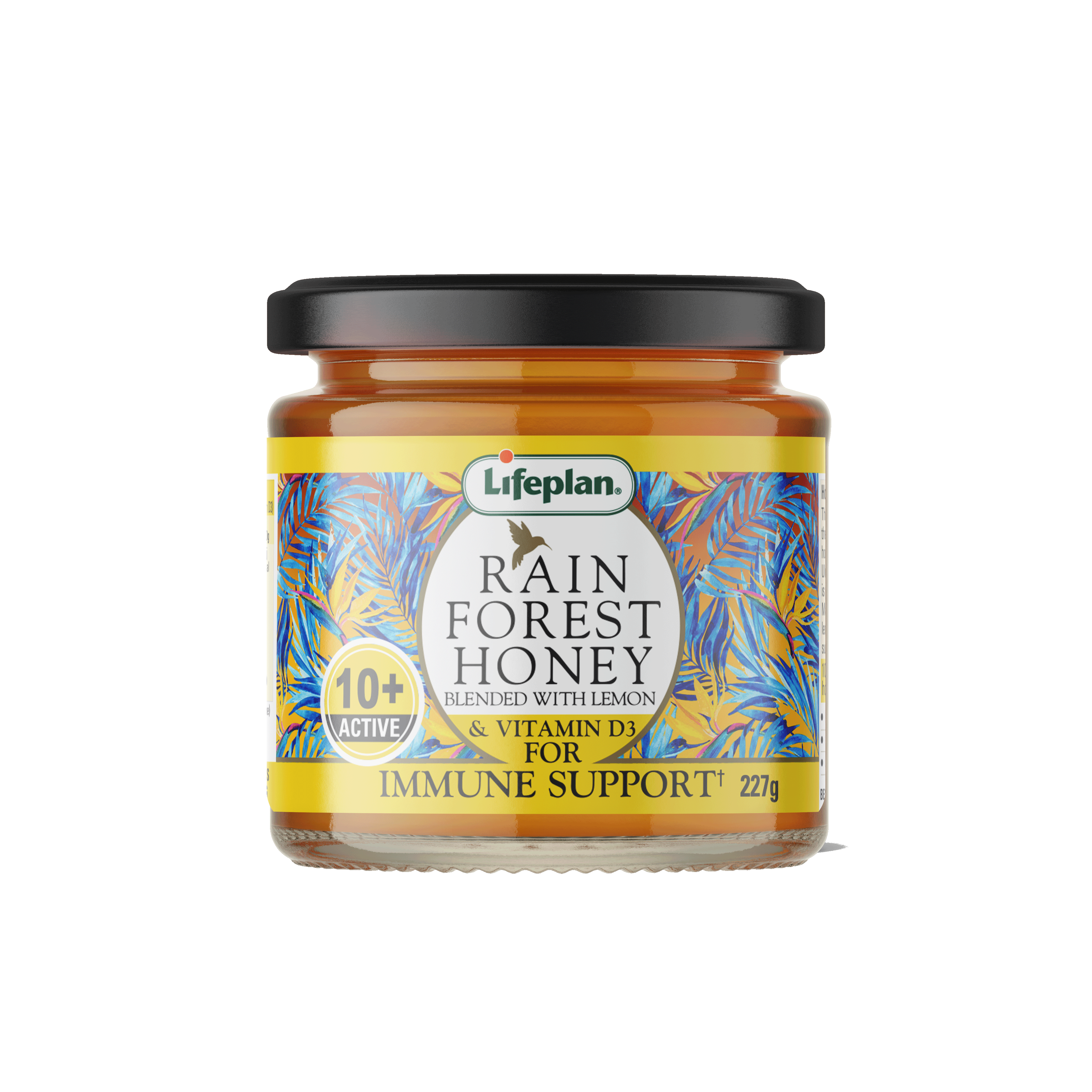 Rainforest Honey Active 10+ with Lemon and Vitamin D3