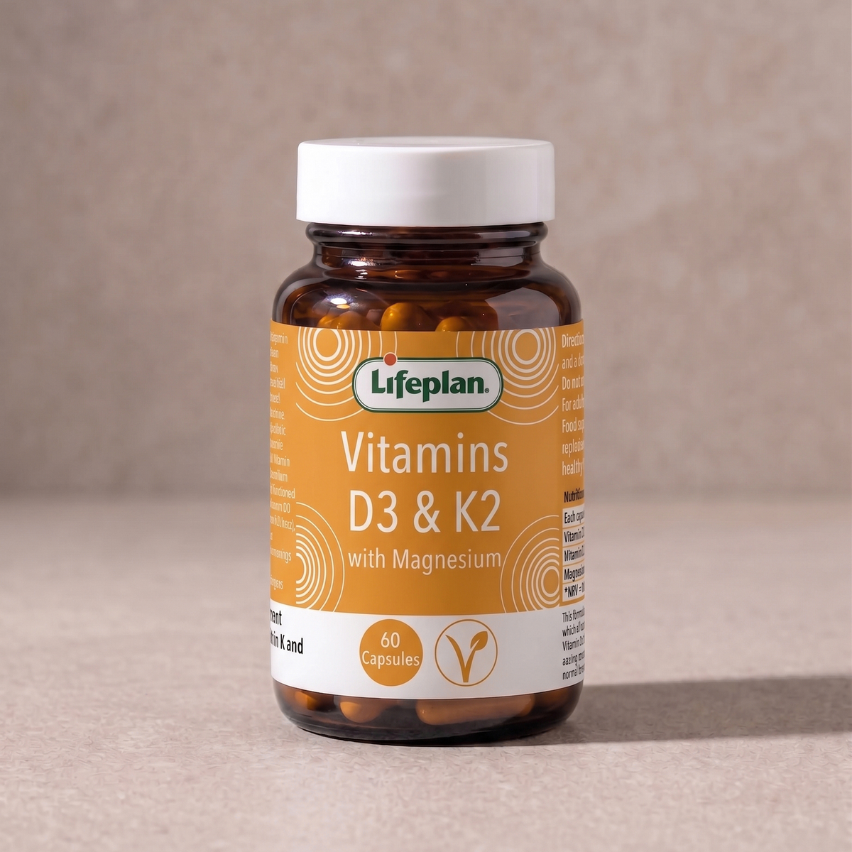 Vitamin D3 &, K2 with Magnesium
